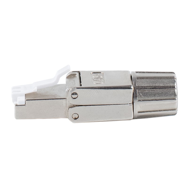 Cat6A ขั้วต่อ RJ45 โดยไม่ต้องใช้เครื่องมือป้องกัน RJ-G40S-1-C6A Cat6A ขั้วต่อ RJ45 โดยไม่ต้องใช้เครื่องมือป้องกัน RJ-G40S-1-C6A