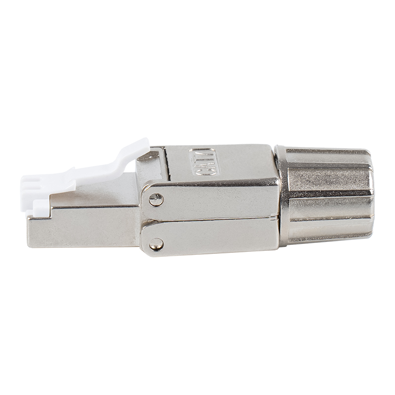 Cat7 ขั้วต่อ RJ45 แบบไม่มีฉนวนหุ้ม RJ-G40S-1-C7 Cat7 ขั้วต่อ RJ45 แบบไม่มีฉนวนหุ้ม RJ-G40S-1-C7