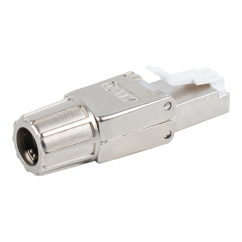 Cat7 ขั้วต่อ RJ45 แบบไม่มีฉนวนหุ้ม RJ-G40S-1-C7