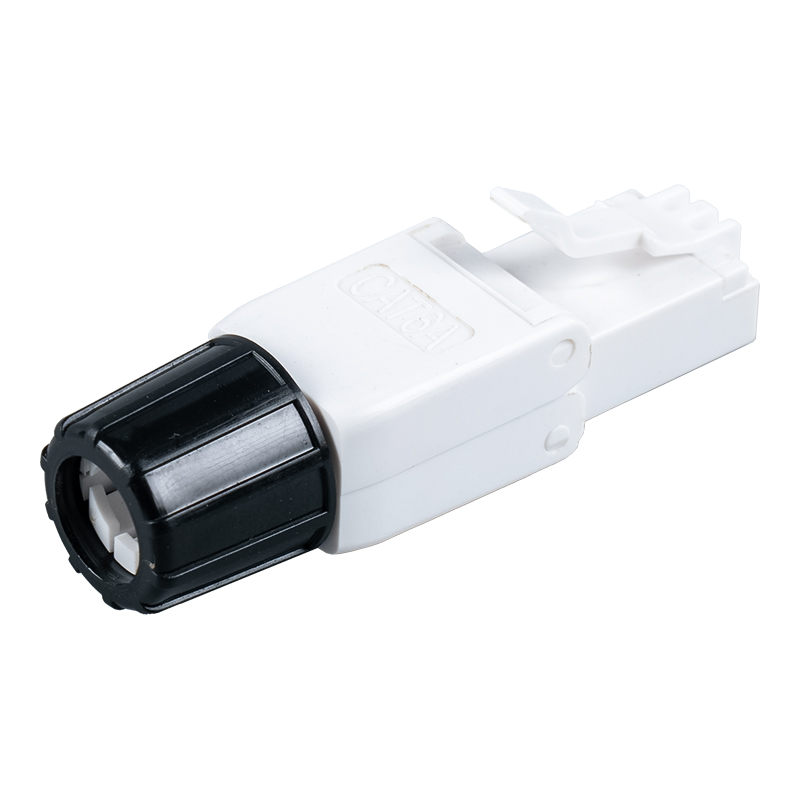 ขั้วต่อ RJ45 แบบไม่หุ้มฉนวน Cat6A (พร้อมสกรู) RJ-G40U-C6A