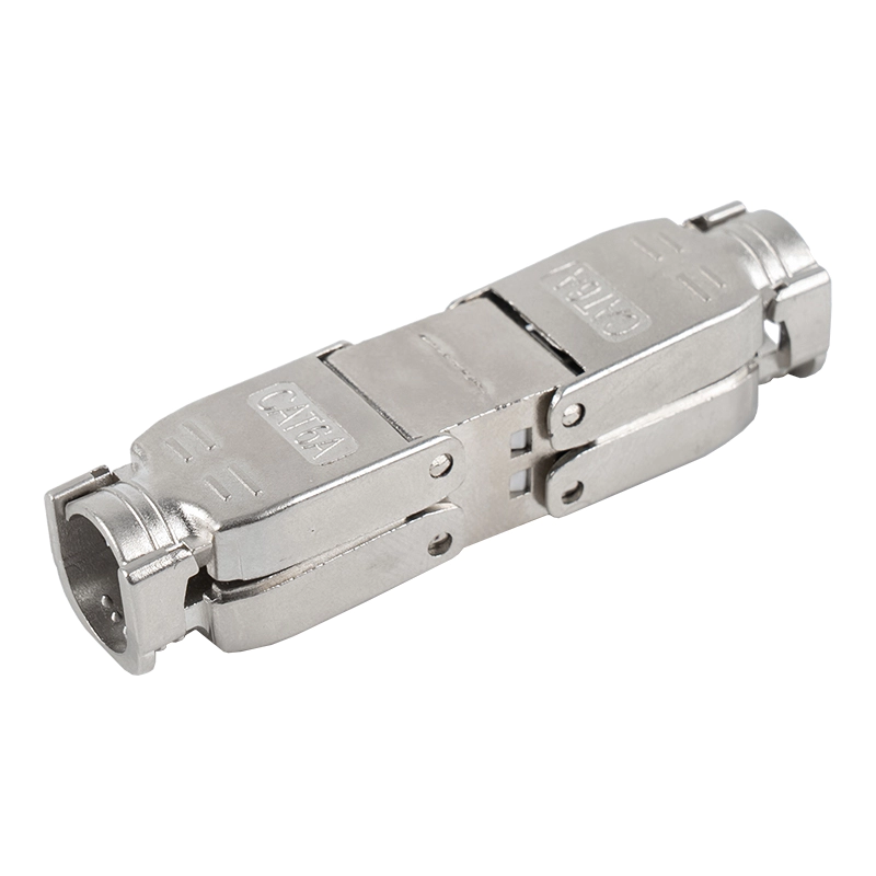 Cat6A ตัวเชื่อมต่อแบบไม่ต้องใช้เครื่องมือชนิดป้องกันแบบป้องกัน Cat6A RJ-603S-3-C6A