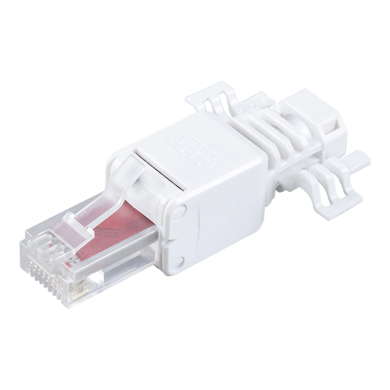 ขั้วต่อ RJ45 แบบไม่หุ้มฉนวน Cat6 (มีปีก) RJ-688X-C6