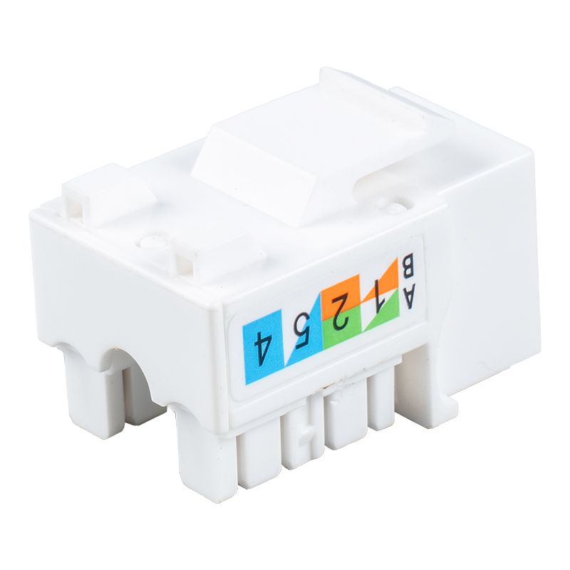 Cat5e แจ็คโมดูลาร์ 90° แบบไม่ชีลด์ SM-2016H8C5E Cat5e แจ็คโมดูลาร์ 90° แบบไม่ชีลด์ SM-2016H8C5E