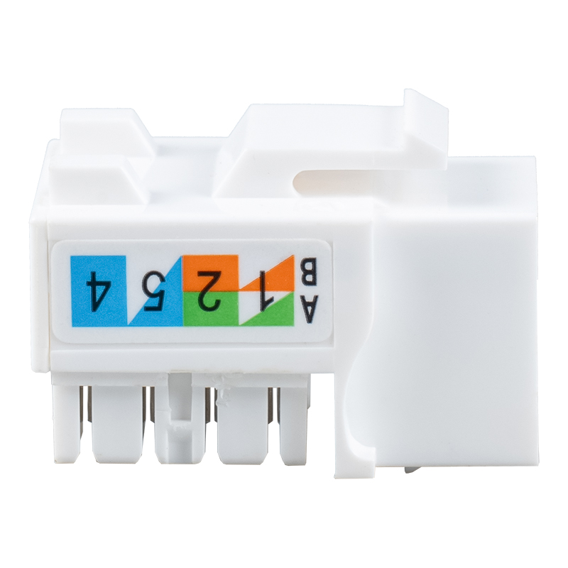 Cat5e แจ็คโมดูลาร์ 90° แบบไม่ชีลด์ SM-2016H8C5E Cat5e แจ็คโมดูลาร์ 90° แบบไม่ชีลด์ SM-2016H8C5E