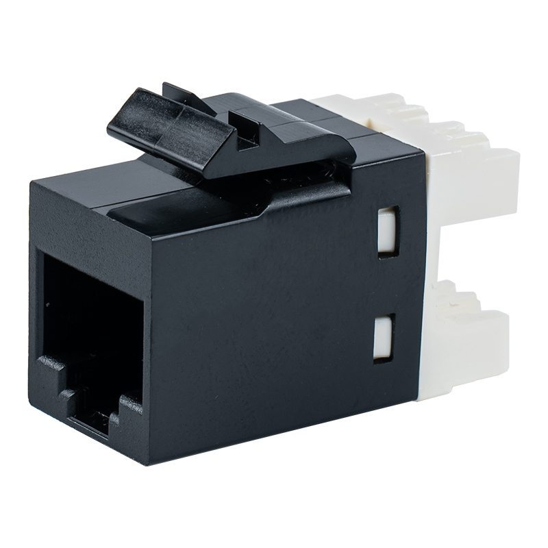 Cat6 แจ็คโมดูลาร์ 180° แบบไม่ชีลด์ SM-2027H8C6