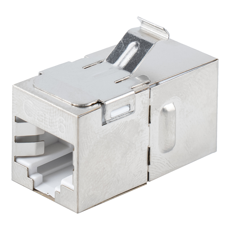 Cat6 Shielded RJ45 Straight Through Coupler (พร้อมคลิปโลหะ) SM-2035SC6