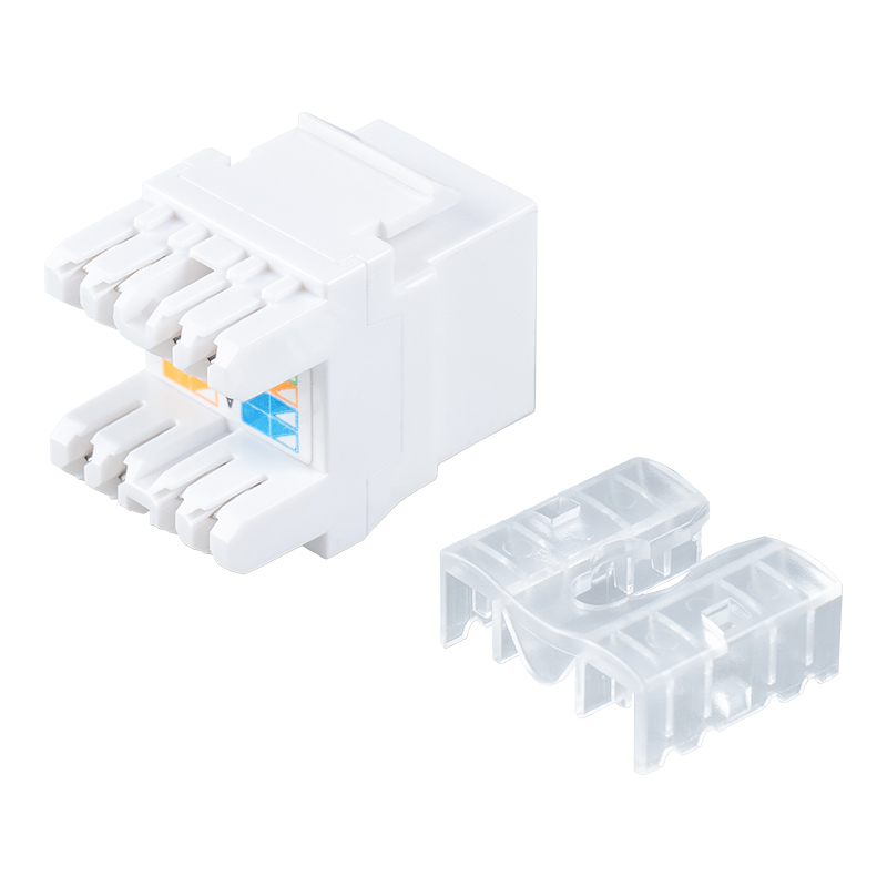 Cat6 แจ็คโมดูลาร์ 180° แบบไม่ชีลด์ (ชนิดมินิพร้อมชัตเตอร์) SM-2089CD8C6-1 Cat6 แจ็คโมดูลาร์ 180° แบบไม่ชีลด์ (ชนิดมินิพร้อมชัตเตอร์) SM-2089CD8C6-1