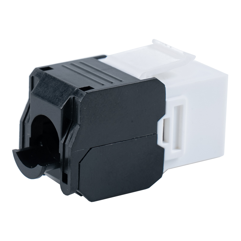 Cat6 แจ็คโมดูลาร์แบบไม่ต้องใช้เครื่องมือ 180° ที่ไม่มีการหุ้ม (แบบเปิดพลิก) SM-2336H8C6 Cat6 แจ็คโมดูลาร์แบบไม่ต้องใช้เครื่องมือ 180° ที่ไม่มีการหุ้ม (แบบเปิดพลิก) SM-2336H8C6