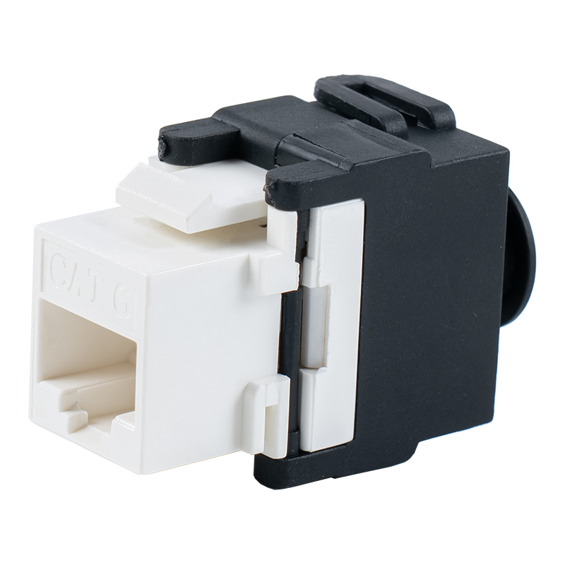 Cat6 แจ็คโมดูลาร์แบบไม่ต้องใช้เครื่องมือ 180° ที่ไม่มีการหุ้ม (แบบเปิดพลิก) SM-2336H8C6 Cat6 แจ็คโมดูลาร์แบบไม่ต้องใช้เครื่องมือ 180° ที่ไม่มีการหุ้ม (แบบเปิดพลิก) SM-2336H8C6