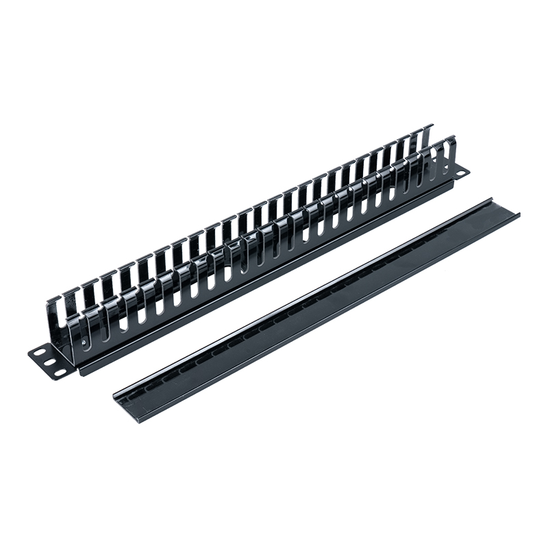 ขาตั้งเก็บสายเคเบิลพลาสติก 1U ขนาด 19 นิ้ว (24 พอร์ต) SP-3050-1U ขาตั้งเก็บสายเคเบิลพลาสติก 1U ขนาด 19 นิ้ว (24 พอร์ต) SP-3050-1U