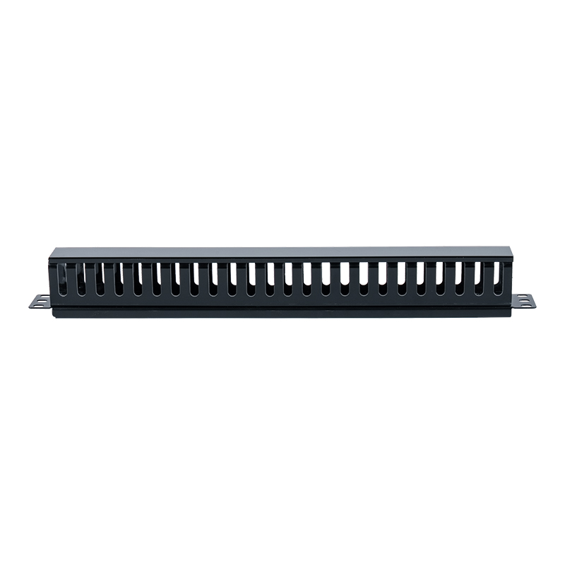 ขาตั้งเก็บสายเคเบิลพลาสติก 1U ขนาด 19 นิ้ว (24 พอร์ต) SP-3050-1U ขาตั้งเก็บสายเคเบิลพลาสติก 1U ขนาด 19 นิ้ว (24 พอร์ต) SP-3050-1U