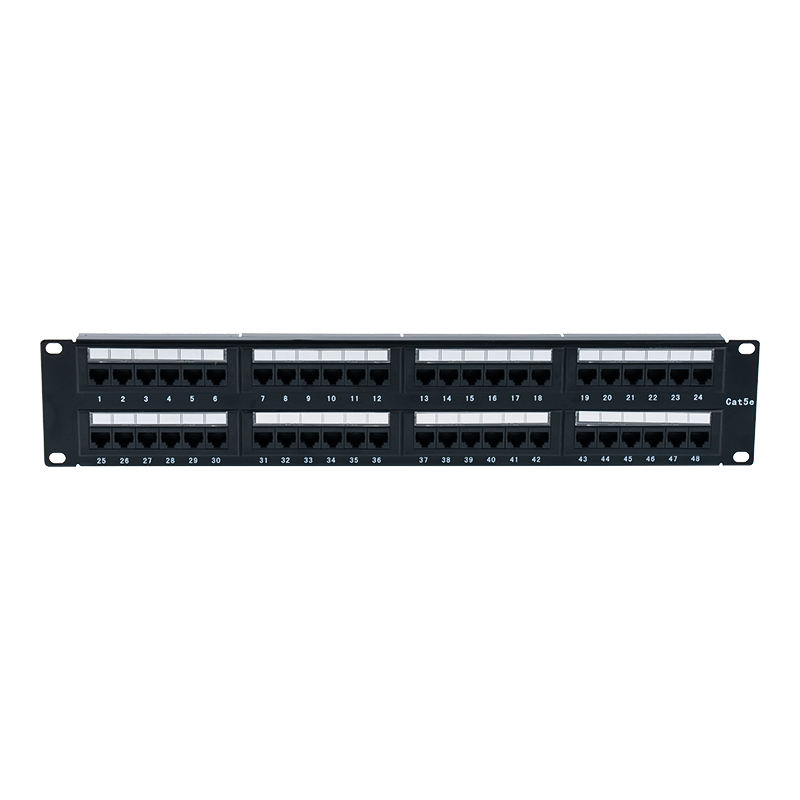 Cat5e 19 นิ้ว 2U แผงแพทช์ 48 พอร์ต Unshielded (IDC เอนกประสงค์ พร้อมแผ่นกระดาษแข็งพลาสติก) SP-3204D48-C5E Cat5e 19 นิ้ว 2U แผงแพทช์ 48 พอร์ต Unshielded (IDC เอนกประสงค์ พร้อมแผ่นกระดาษแข็งพลาสติก) SP-3204D48-C5E
