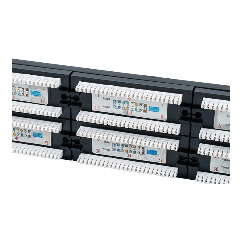 Cat5e 19 นิ้ว 2U แผงแพทช์ 48 พอร์ต Unshielded (IDC เอนกประสงค์ พร้อมแผ่นกระดาษแข็งพลาสติก) SP-3204D48-C5E Cat5e 19 นิ้ว 2U แผงแพทช์ 48 พอร์ต Unshielded (IDC เอนกประสงค์ พร้อมแผ่นกระดาษแข็งพลาสติก) SP-3204D48-C5E