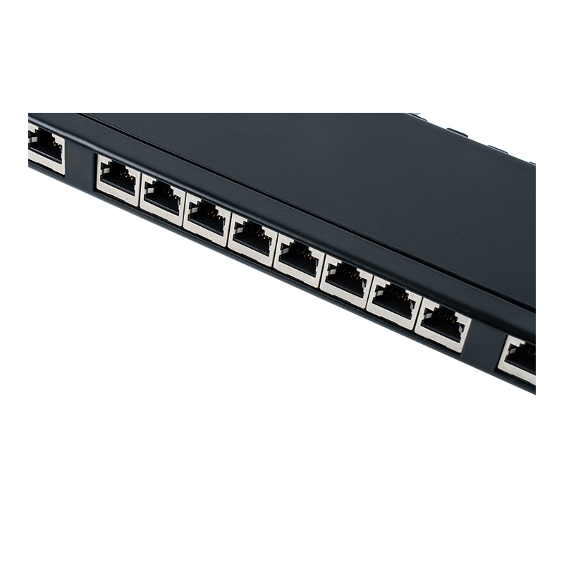 หมวดหมู่ 6 แผงแพทช์ 24 พอร์ตป้องกัน 1U ขนาด 19 นิ้ว SP-3217SK24-C6A หมวดหมู่ 6 แผงแพทช์ 24 พอร์ตป้องกัน 1U ขนาด 19 นิ้ว SP-3217SK24-C6A