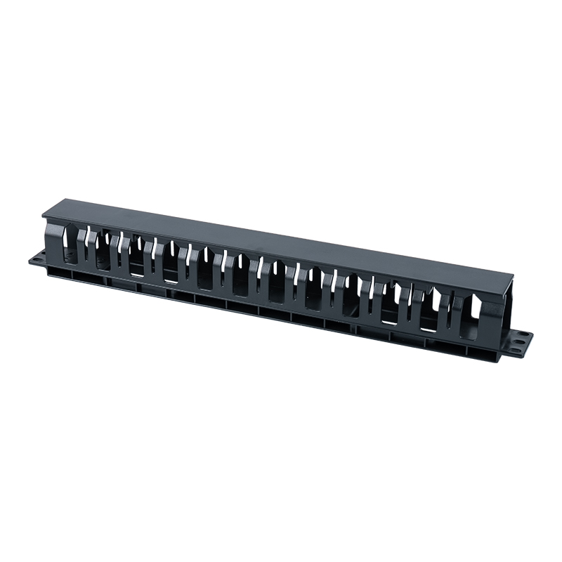 ที่วางสายเคเบิลพลาสติกขนาด 1U ขนาด 119 นิ้ว (12 พอร์ต) SP-3649-1U