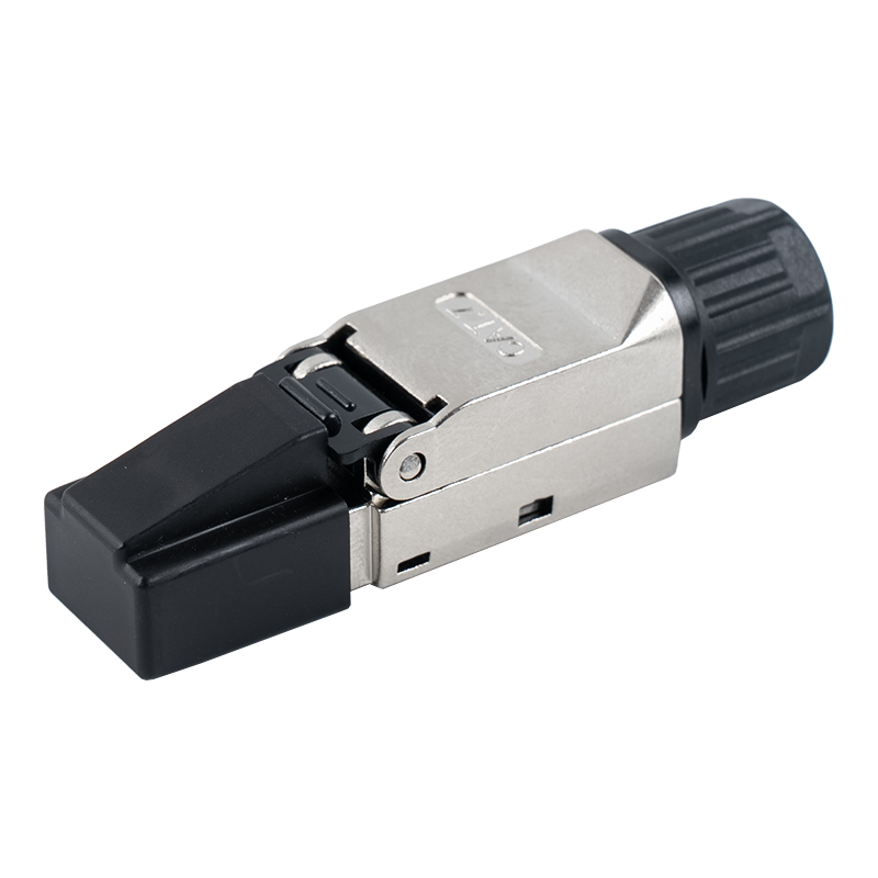 ขั้วต่อ RJ45 แบบไม่มีฉนวนป้องกัน Cat7 (พร้อมปลอกป้องกันพลาสติก) RJ-G50S-1-C7 ขั้วต่อ RJ45 แบบไม่มีฉนวนป้องกัน Cat7 (พร้อมปลอกป้องกันพลาสติก) RJ-G50S-1-C7