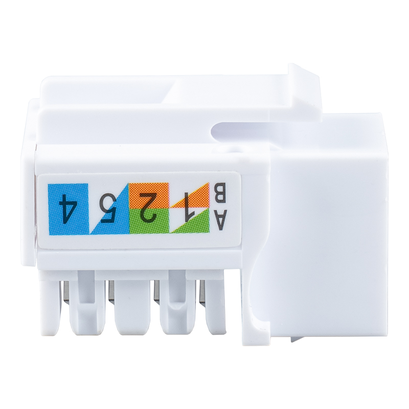 Cat6 แจ็คโมดูลาร์ 90° แบบไม่ชีลด์ SM-2054H8C6 Cat6 แจ็คโมดูลาร์ 90° แบบไม่ชีลด์ SM-2054H8C6
